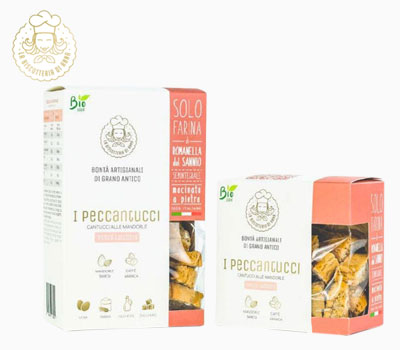 I Peccantucci alle Mandorle Bio e senza lattosio