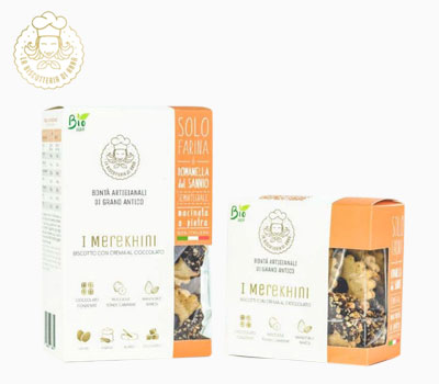 I Merekhini al cioccolato bio e senza lattosio