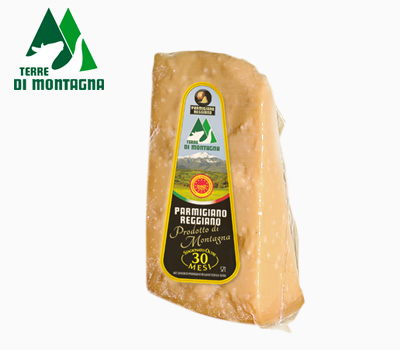 Parmigiano Reggiano - Prodotto di montagna 30 mesi e oltre - Aromatico