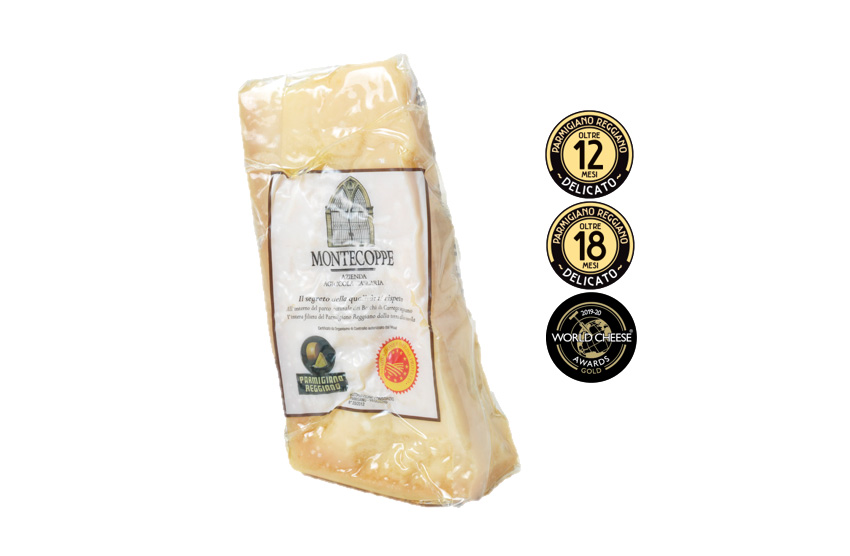 Parmigiano Reggiano DOP 12 mesi 300 gr - MONTECOPPE