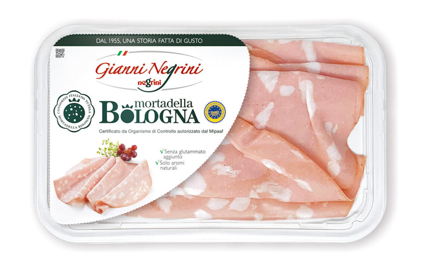   Mortadella Bologna IGP affettata